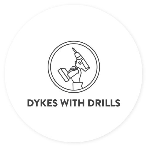 DYKES WITH DRILLS Logo