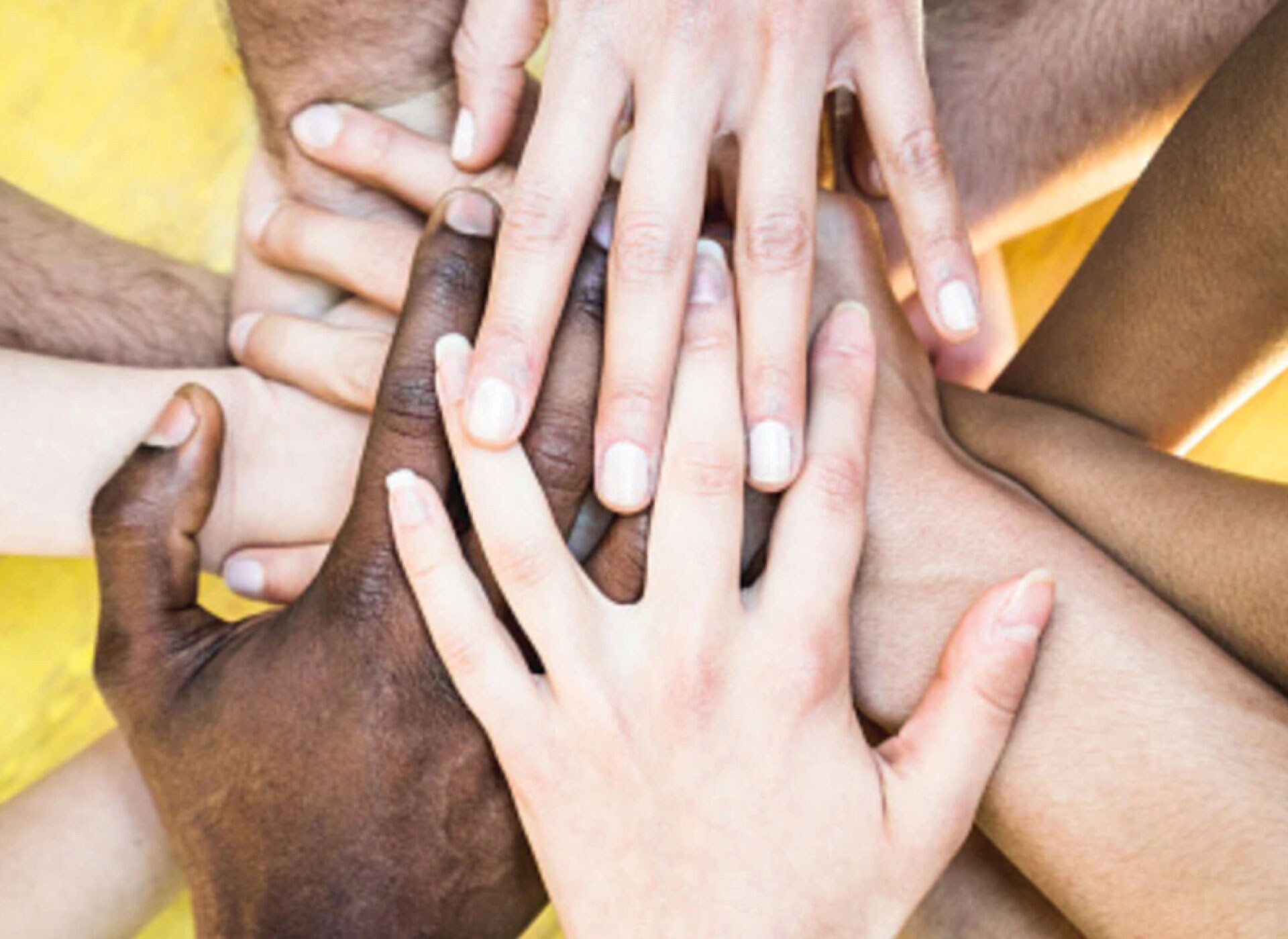 Group of hands