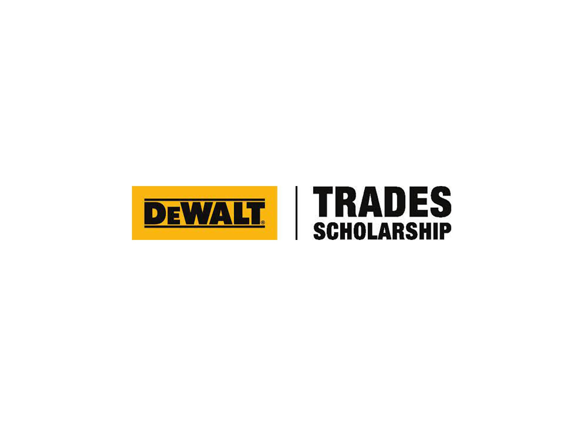 DeWALT Trades Scholarship logo