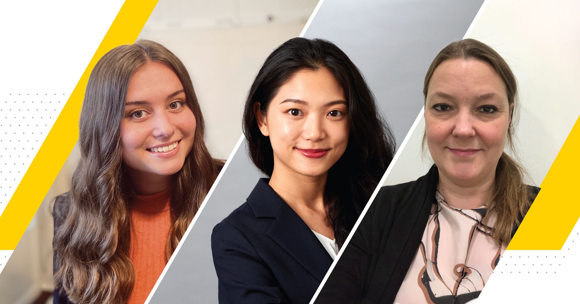 Three Stanley Black & Decker female engineers