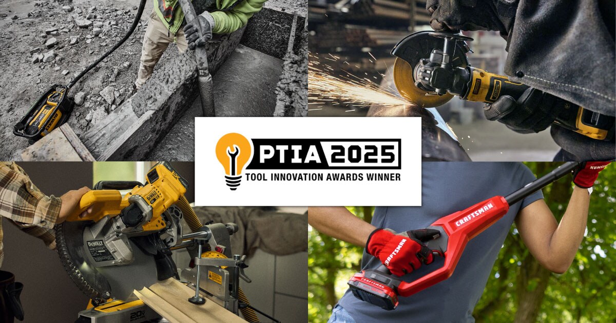 Array of award winning products from PTIA 2025